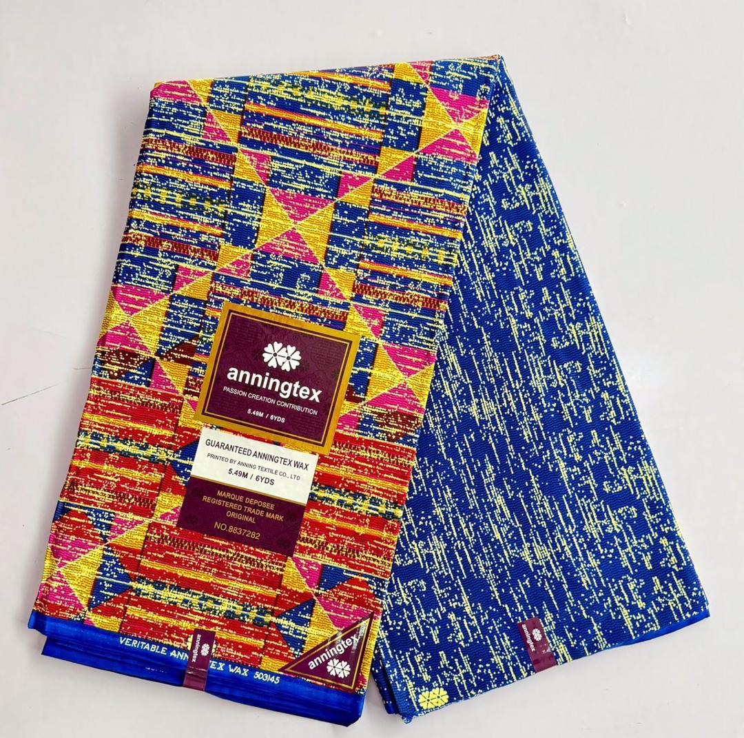 Vibrant Starburst Anningtex Wax – Bold, Bright & Beautiful