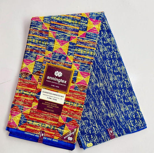 Vibrant Starburst Anningtex Wax – Bold, Bright &amp; Beautiful