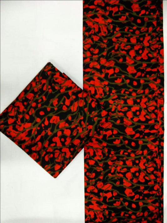 Crimson Bloom Kitenge – Wild, Fierce &Feminine