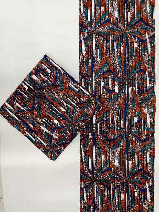 Starlight Bloom Kitenge – Dynamic, Bold & Timeless